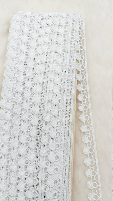 Fringe Trim, Polyester Embroidered Crafting Edging Lace Trim, Trim by 10 Yards